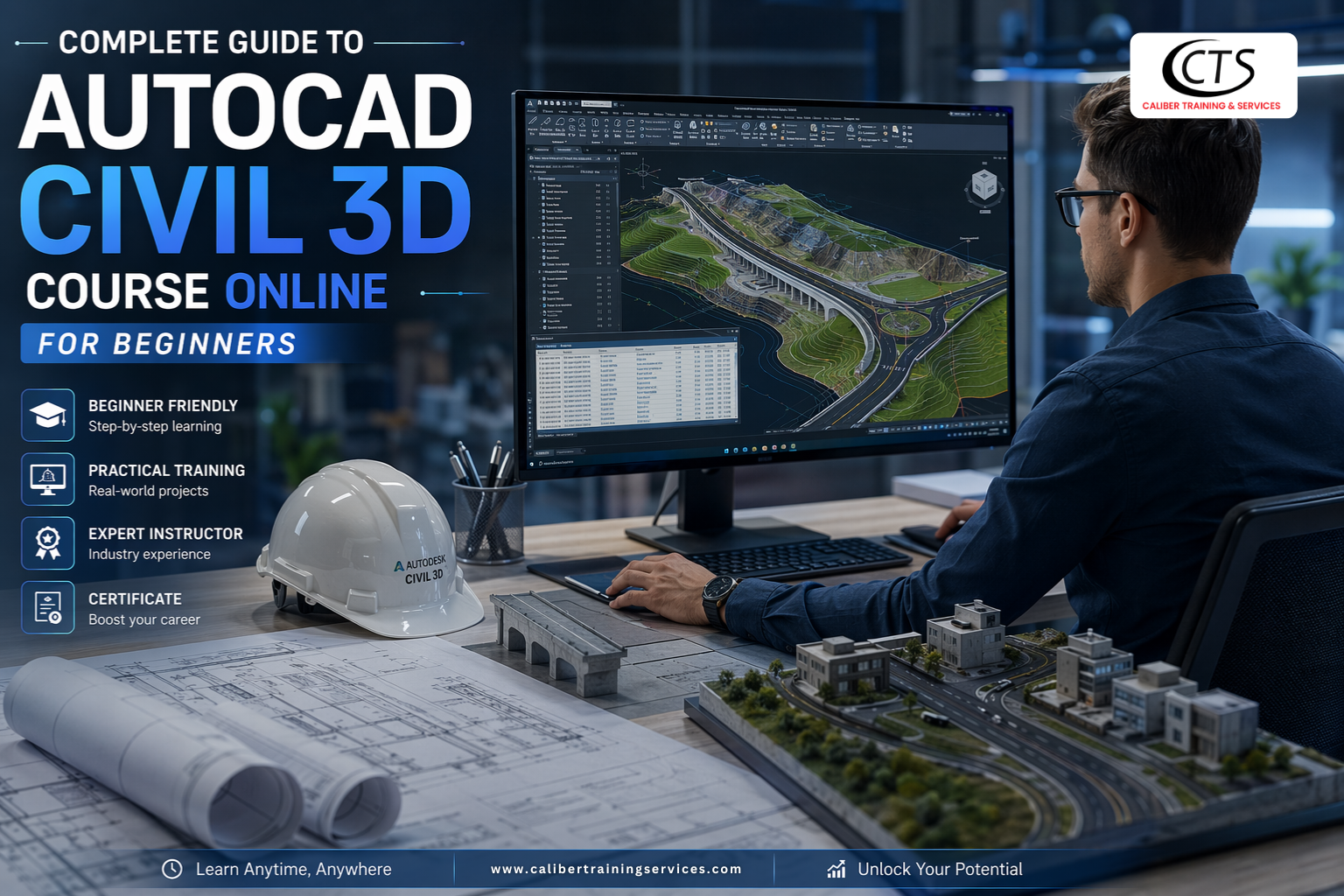 Complete Guide to AutoCAD Civil 3D Course Online for Beginners
