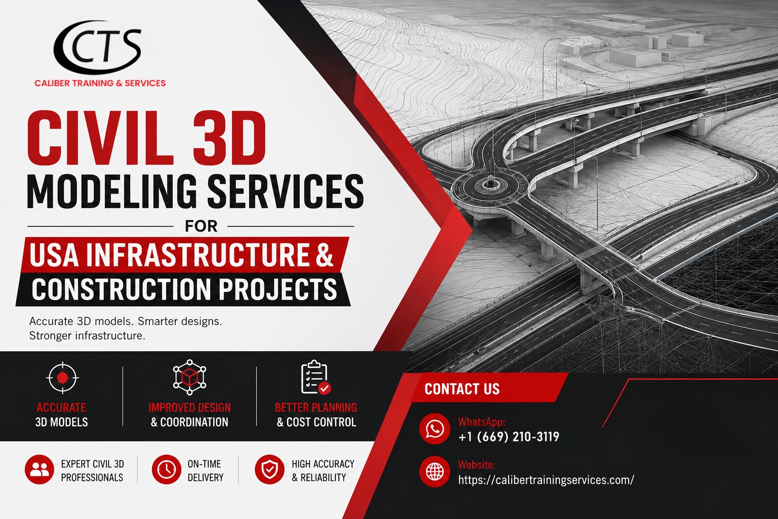 Civil 3D Modeling Services for USA Infrastructure & Construction Projects